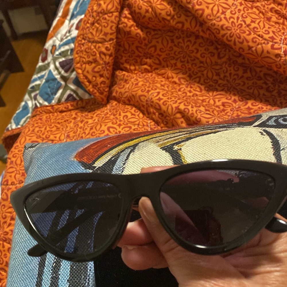 Jimmy Choo authentic Designer Black Sunglasses made in Italy